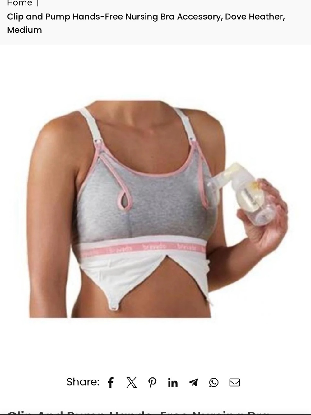 EUC Bravado Pumping Bra